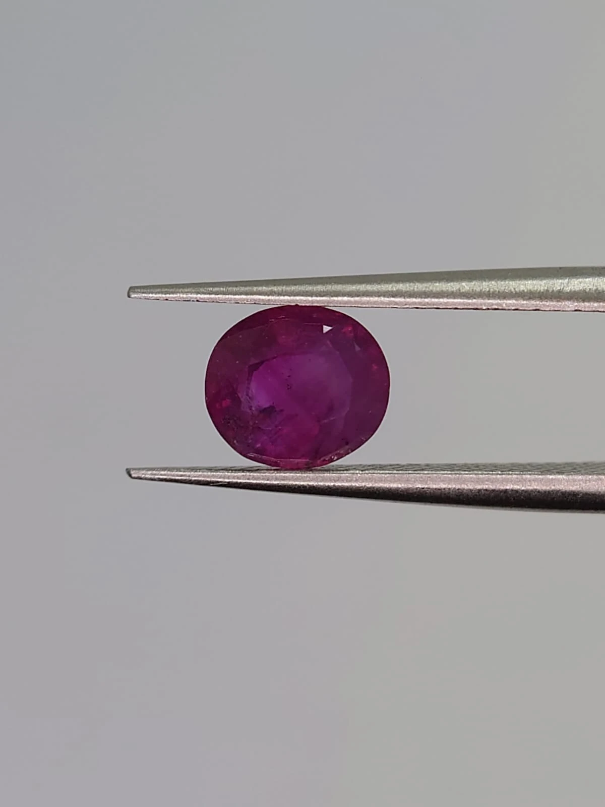 1.37ct Natural Ruby from Kashmir Valley, Pakistan — view 2